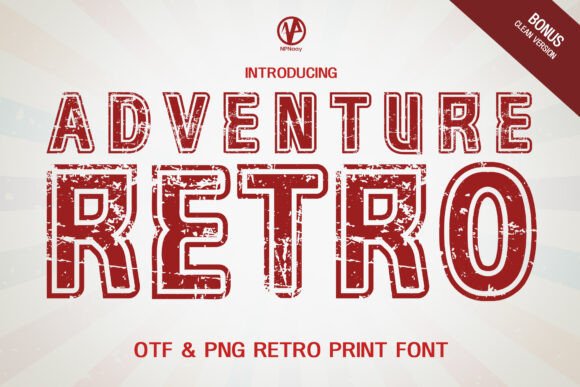 Adventure Retro: The Vintage Typeface for Bold Editorial Design