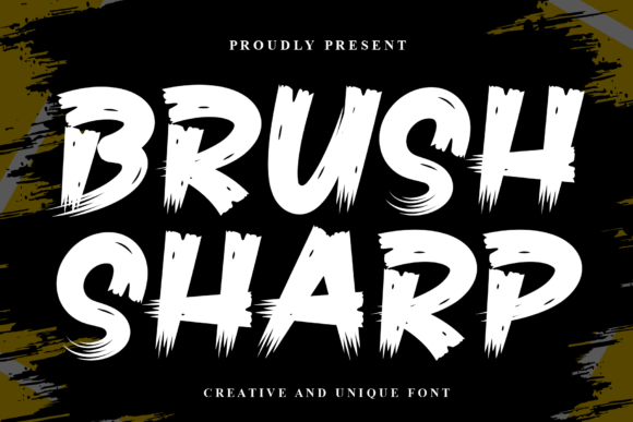 Brush Sharp: The Fun Display Font for Bold Branding