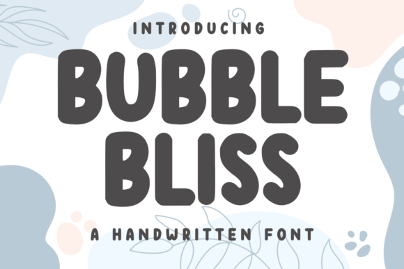 Bubble Bliss: The Playful Display Font for Creative Makers