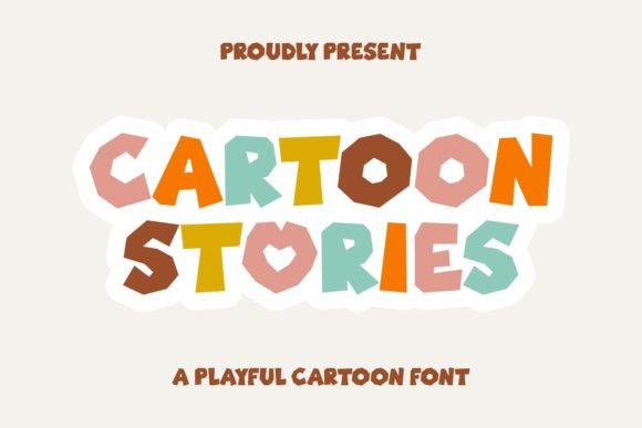 Cartoon Stories: A Playful Typeface for Creative Makers