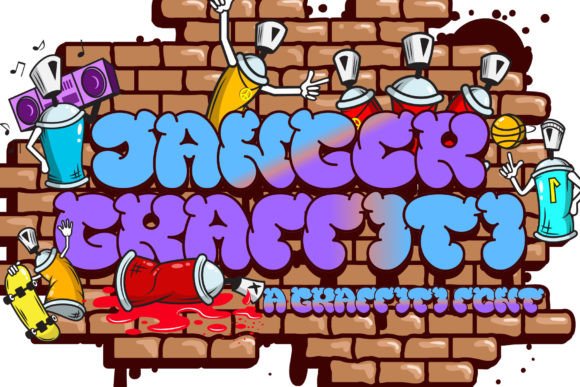 Danger Graffiti: The Bold Typeface for High-Impact Campaigns