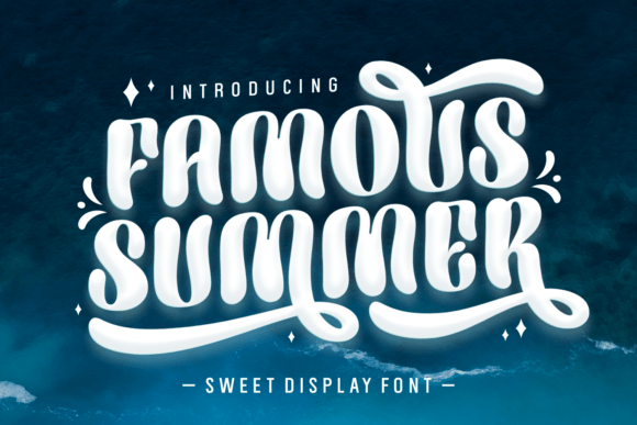 Famous Summer: A Radiant Display Typeface for Digital Design