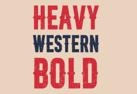 Heavy Western Bold: The Display Typeface for Distinct Campaigns