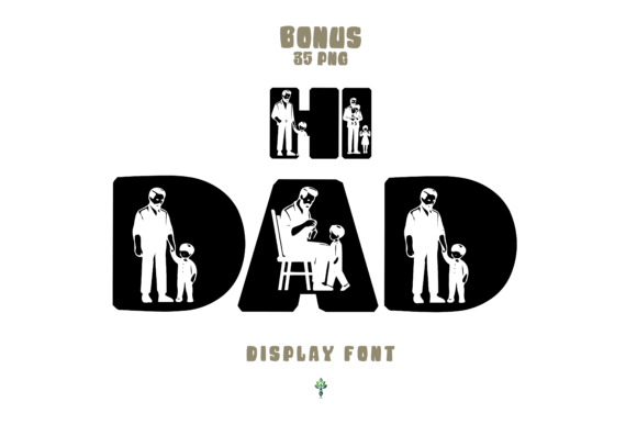 Hi Dad: A Spellbinding Display Font for Handmade Creators