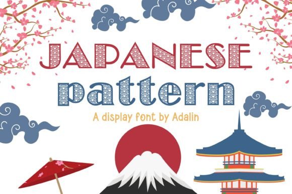 Japanese Pattern: The Playful Display Font for Creative Makers