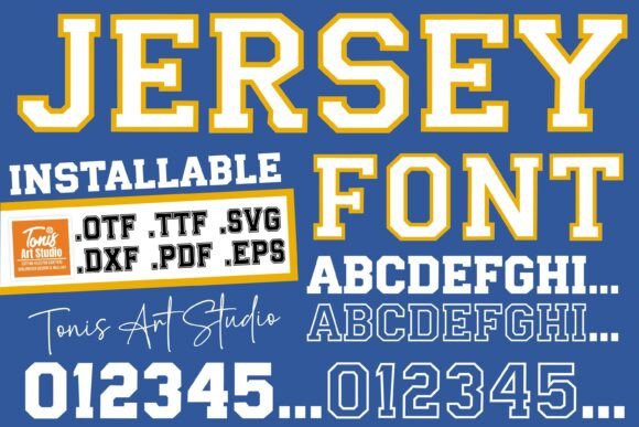 Jersey Outline: The Dynamic Typeface for High-Impact Campaigns