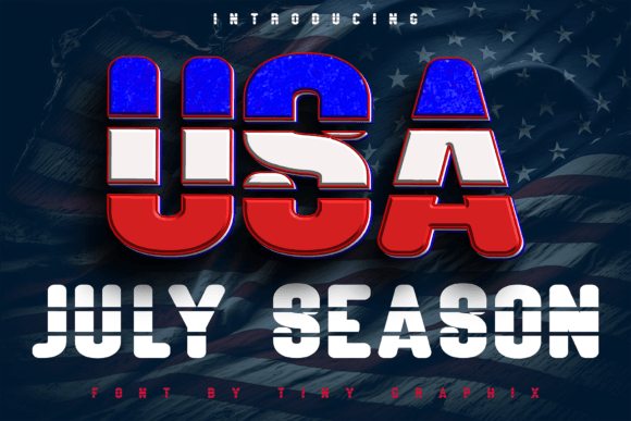 July Season: A Vibrant Display Font for Summer Projects