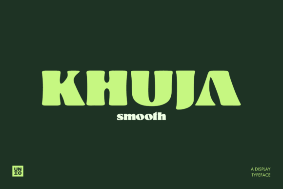 Khuja Smooth: The Perfect Display Typeface for Handmade Brands