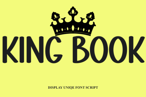 King Book: The Modern Display Typeface for Polished Branding