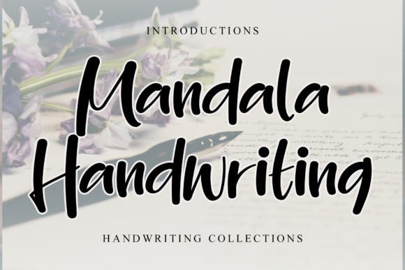 Mandala Handwriting: A Whimsical Display Font for Digital Brands