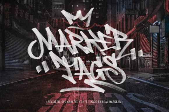 Marker Tags: The Realistic Graffiti Font for High-Impact Campaigns