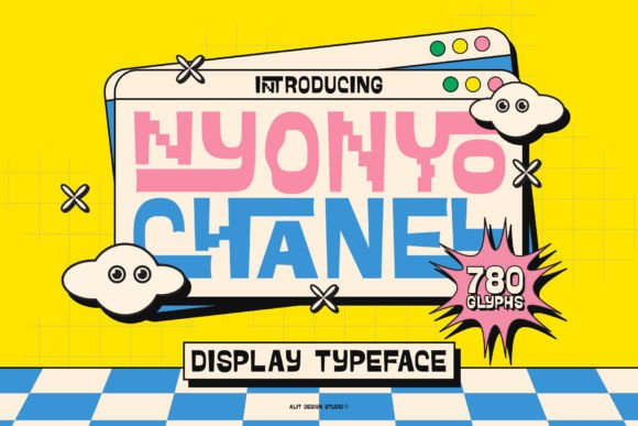 Nyonyo: The Groovy Typeface for Vibrant Brand Identity