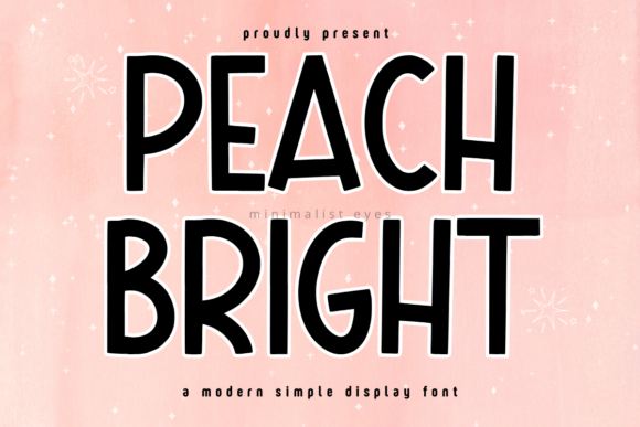 Peach Bright Typeface Review: A Quirky Display Font for Elegant Branding