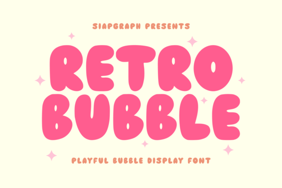 Retro Bubble: A Bold Retro Display Font for Modern Web Design
