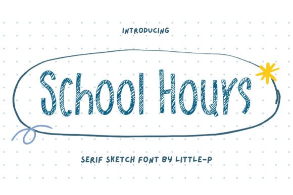 School Hours: The Playful Serif Typeface for Editorial Design