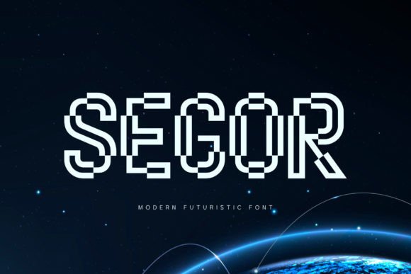 Segor: The Futuristic Typeface for Modern Brand Identity