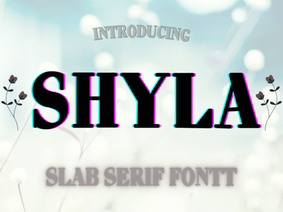 Shyla: A Quirky Display Font for Creative Editorial Projects