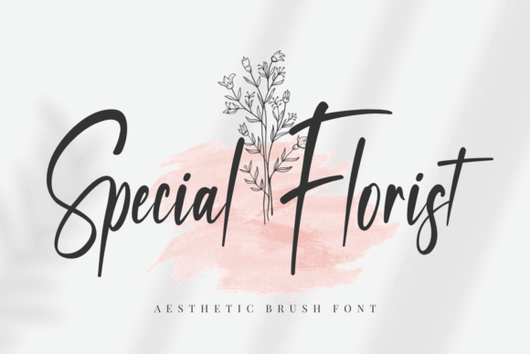 Special Florist: An Elegant Display Typeface for Editorial Design