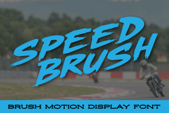 Speed Brush: The Dynamic Display Font for High-Energy Web Design
