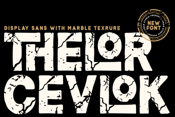 Thelor Cevlok: A Bold Display Typeface for Editorial Design