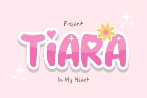 Tiara: The Quirky Display Font for Creative Product Makers