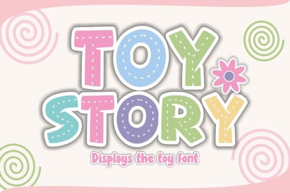 Toy Story: A Cheerful Display Font for Handmade Creators
