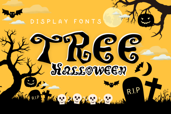 Tree Halloween: The Handwritten Display Font for Spooky Campaigns