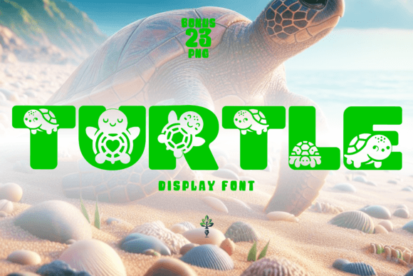 Turtle Display Font Review for Creative Branding
