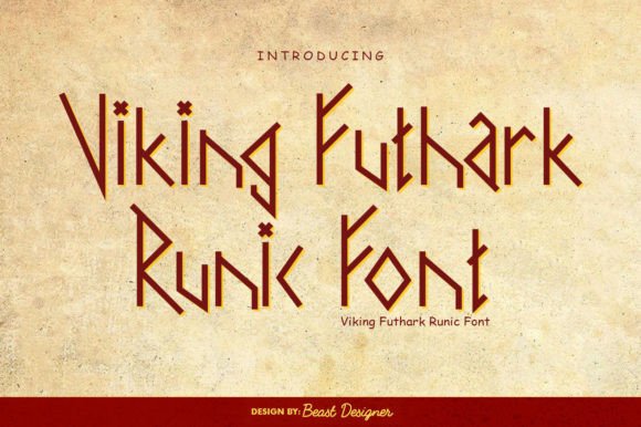 Viking Futhark Runic: A Premium Typeface for Bold Branding